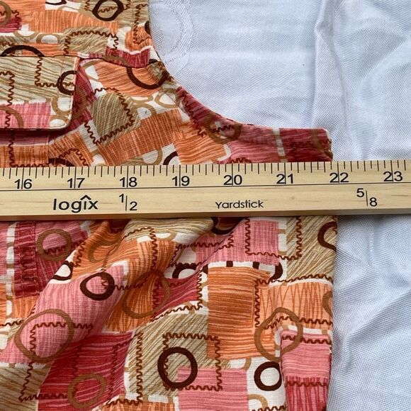 C.J.Banks size 1X geo print vest drawstring waist - Picture 9 of 12